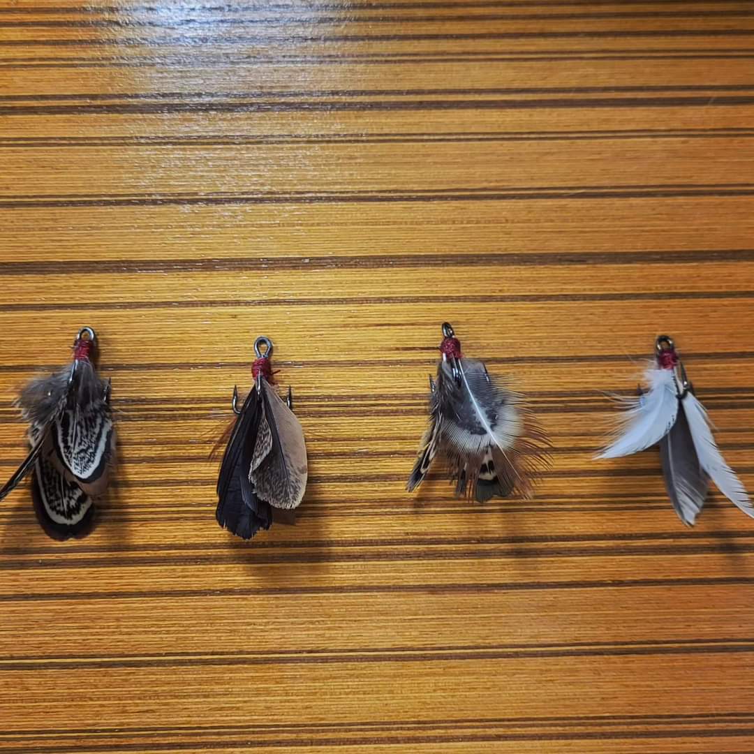 Feathered Treble Hooks