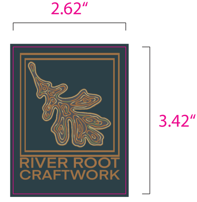 River Root Craftwork Fall Leaf Sticker