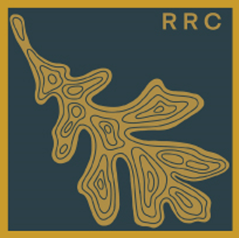 Yellow and Blue Leaf RRC Sticker